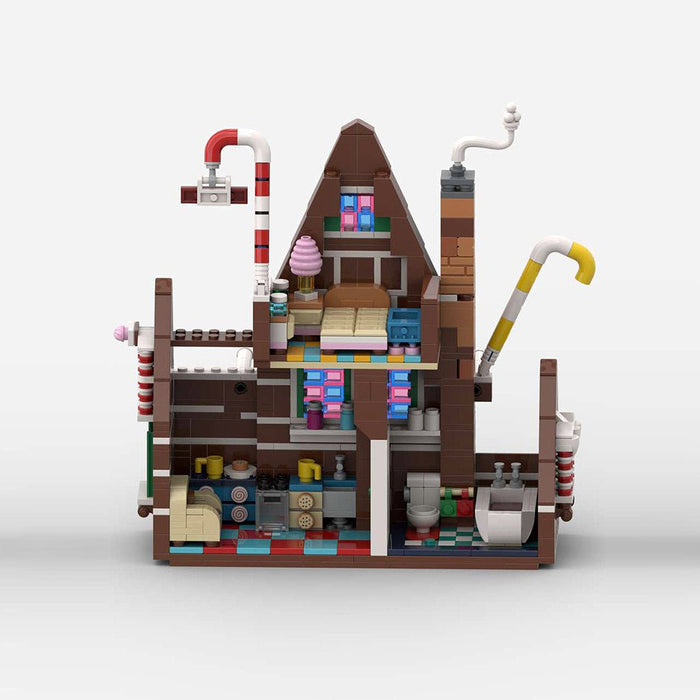 MOC - 199764 Winter village pastry shop Building Blocks - LesDiy -