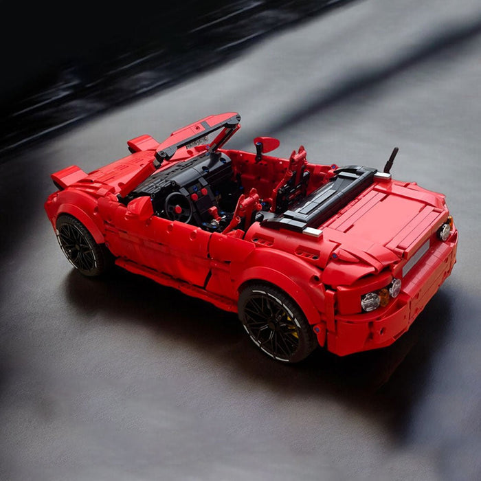 MOC - 199862 1/8 Scale MX - 5 Convertible Sports Car Building Blocks - LesDiy - building blocks -