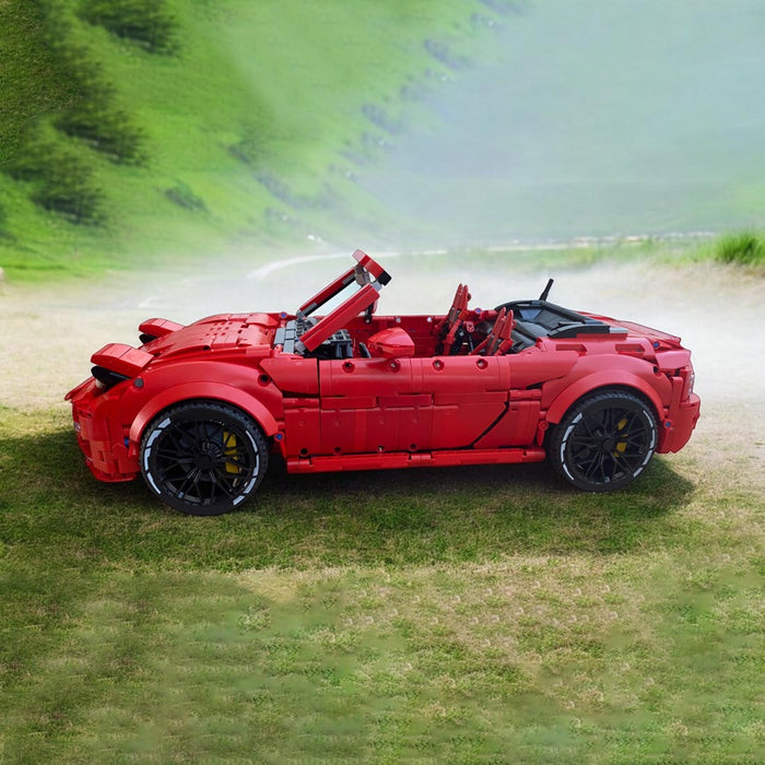 MOC - 199862 1/8 Scale MX - 5 Convertible Sports Car Building Blocks - LesDiy - building blocks -