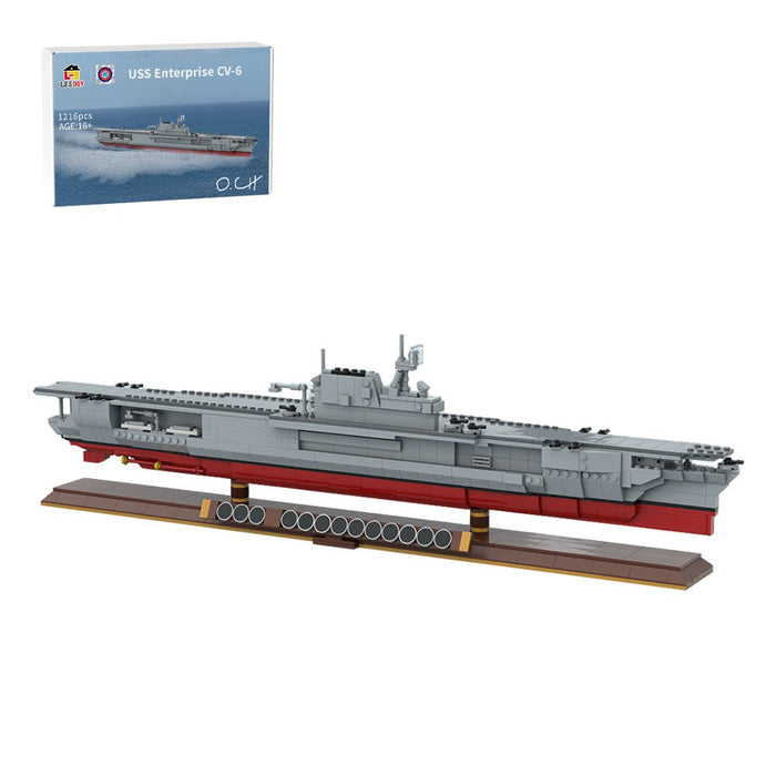 MOC - 200533 USS Enterprise CV - 6 Building Blocks - LesDiy - Building Blocks -