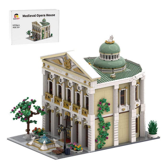 MOC - 201245 Medieval Opera House Building Blocks - LesDiy - building blocks -