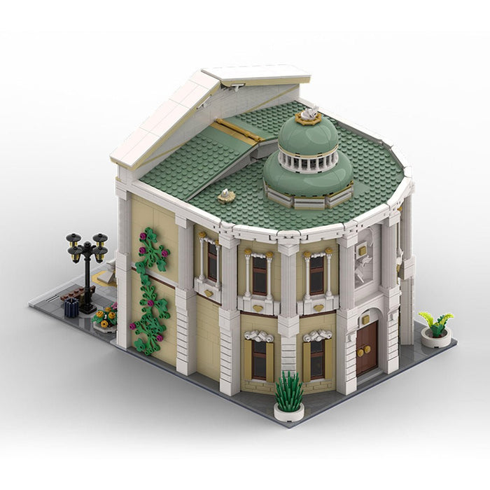 MOC - 201245 Medieval Opera House Building Blocks - LesDiy - building blocks -