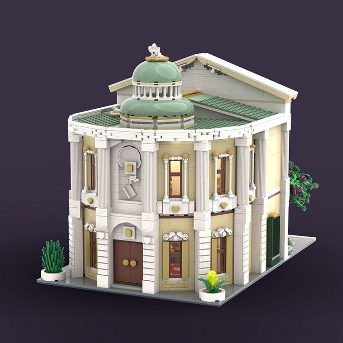 MOC - 201245 Medieval Opera House Building Blocks - LesDiy - building blocks -