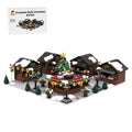 MOC - 201458 European Style Christmas Market Building Blocks - LesDiy - building blocks -