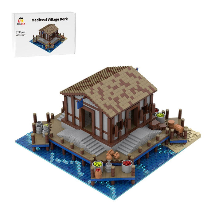 MOC - 201488 Medieval Village Dork Building Blocks - LesDiy - Building Blocks -