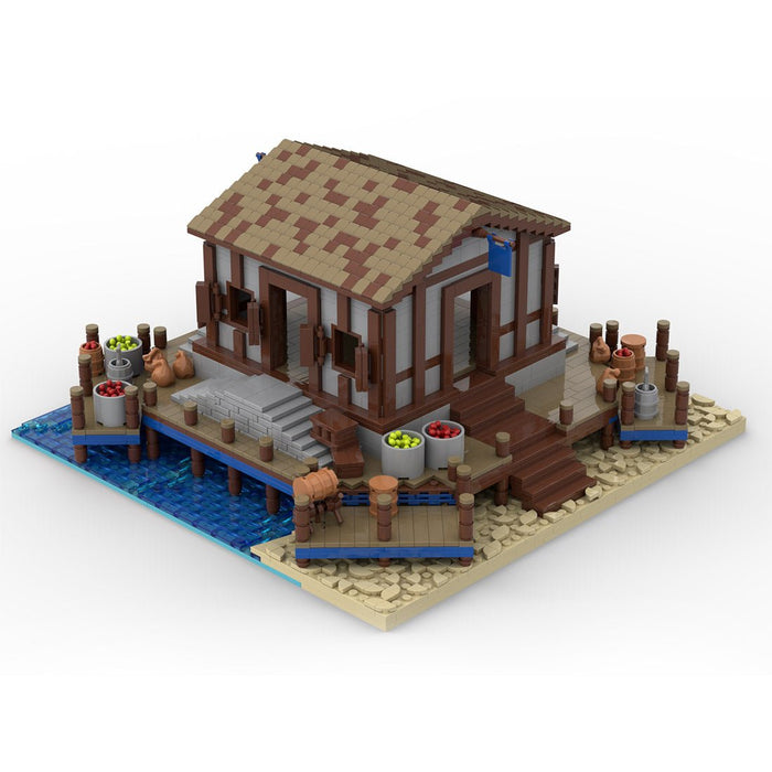 MOC - 201488 Medieval Village Dork Building Blocks - LesDiy - Building Blocks -