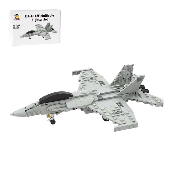 MOC - 201515 Boeing | F/A - 18 E/F Super Hornet - 1:70 Scale Building Blocks - LesDiy - Building Blocks -