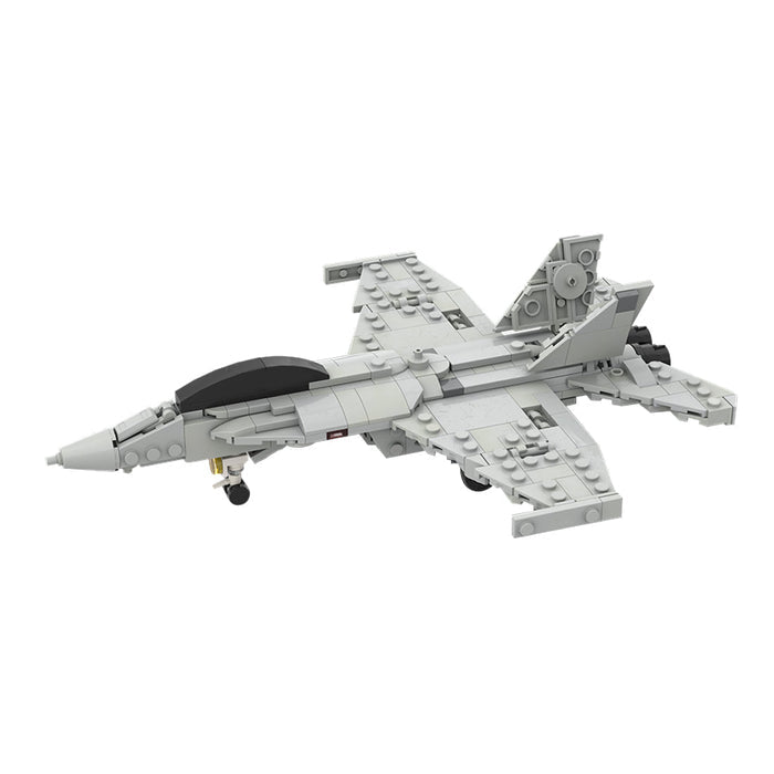 MOC - 201515 Boeing | F/A - 18 E/F Super Hornet - 1:70 Scale Building Blocks - LesDiy - Building Blocks -