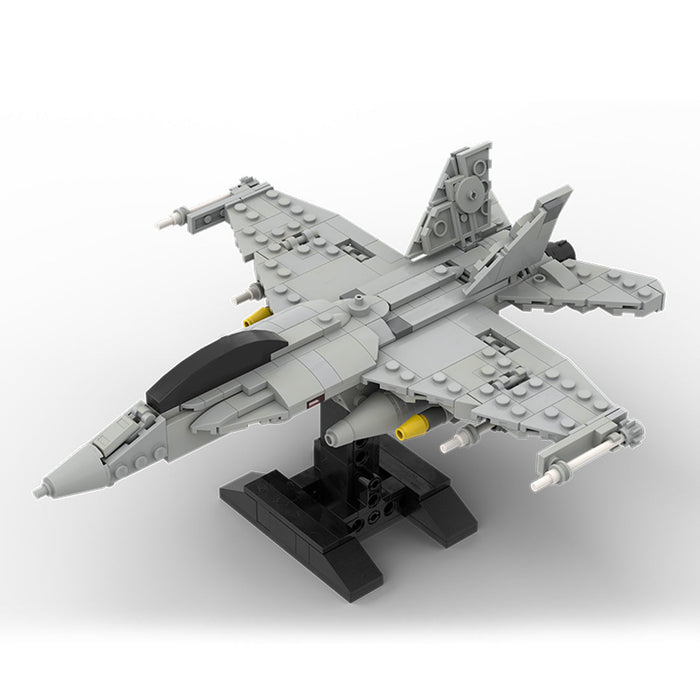 MOC - 201515 Boeing | F/A - 18 E/F Super Hornet - 1:70 Scale Building Blocks - LesDiy - Building Blocks -