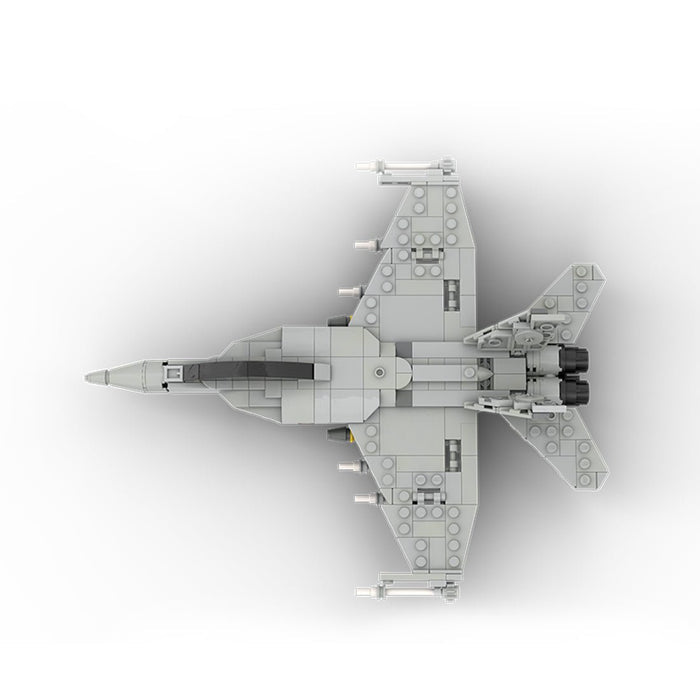 MOC - 201515 Boeing | F/A - 18 E/F Super Hornet - 1:70 Scale Building Blocks - LesDiy - Building Blocks -