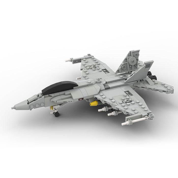 MOC - 201515 Boeing | F/A - 18 E/F Super Hornet - 1:70 Scale Building Blocks - LesDiy - Building Blocks -