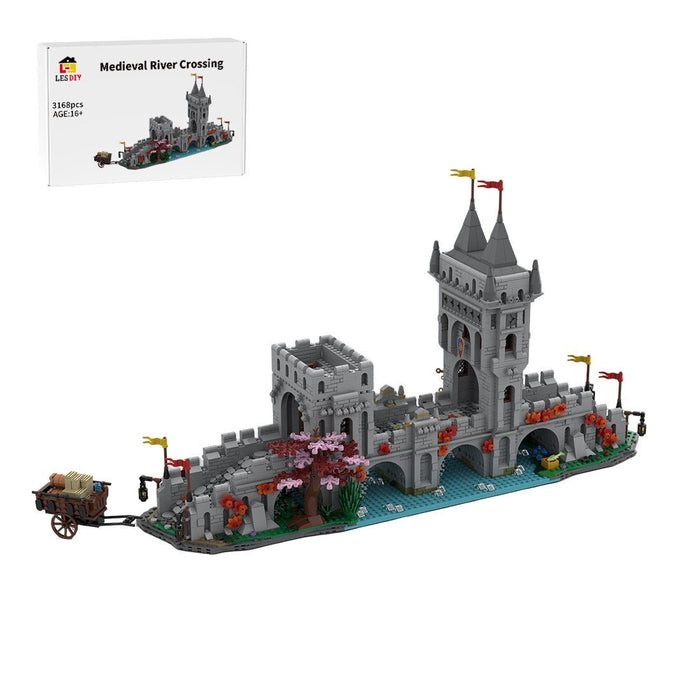 MOC - 201812 Medieval River Crossing Building Blocks - LesDiy - Building Blocks -