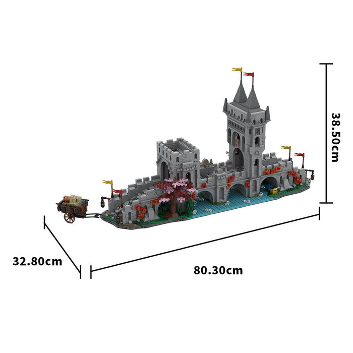MOC - 201812 Medieval River Crossing Building Blocks - LesDiy - Building Blocks -