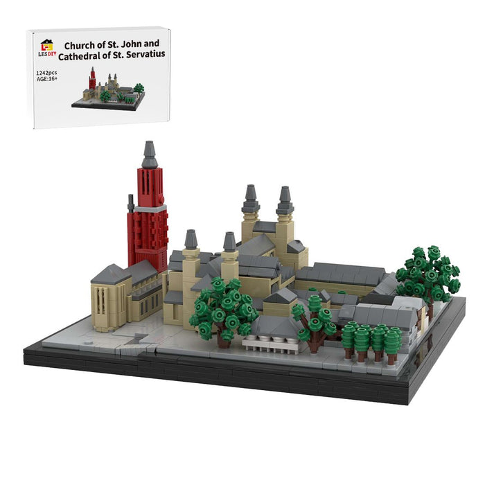 MOC - 202166 Saint John Church and Basilica of Saint Servatius, Maastricht, Netherlands Buidling Blocks - LesDiy -