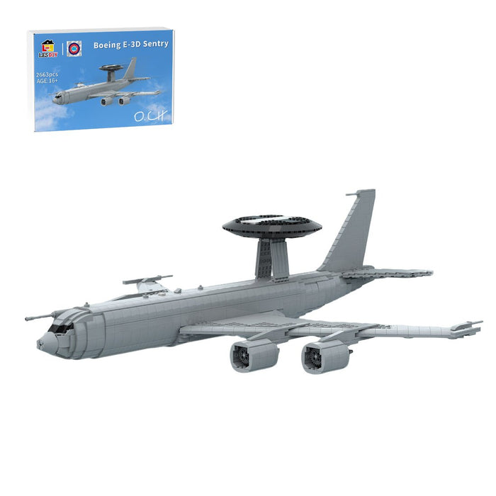 MOC - 202912 Boeing E - 3D Sentry Building Blocks - LesDiy - Building Blocks -