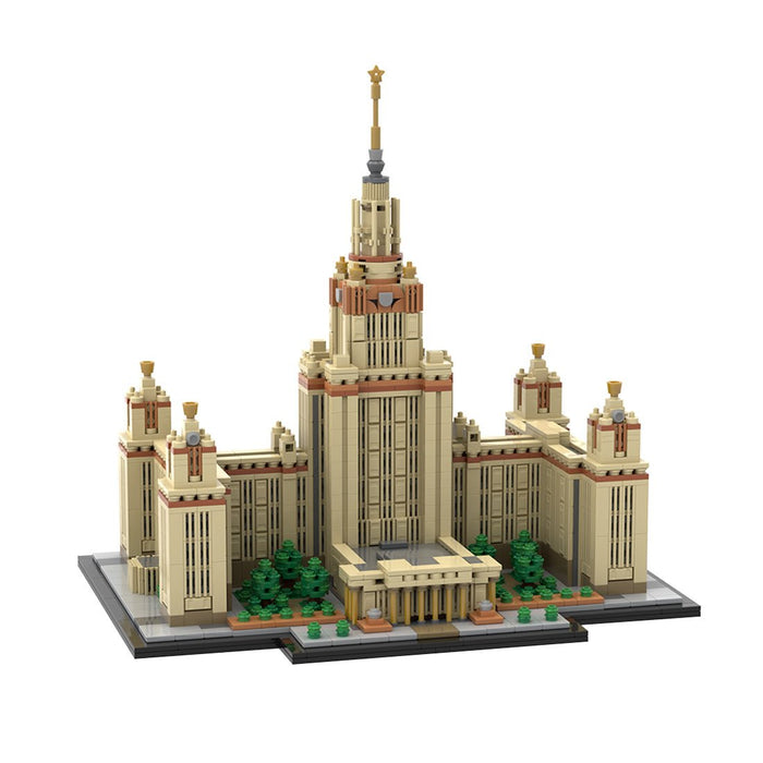 MOC - 203389 Moscow State University 1:800 Scale (M. V. Lomonosov University) Building Blocks - LesDiy - Building Blocks -