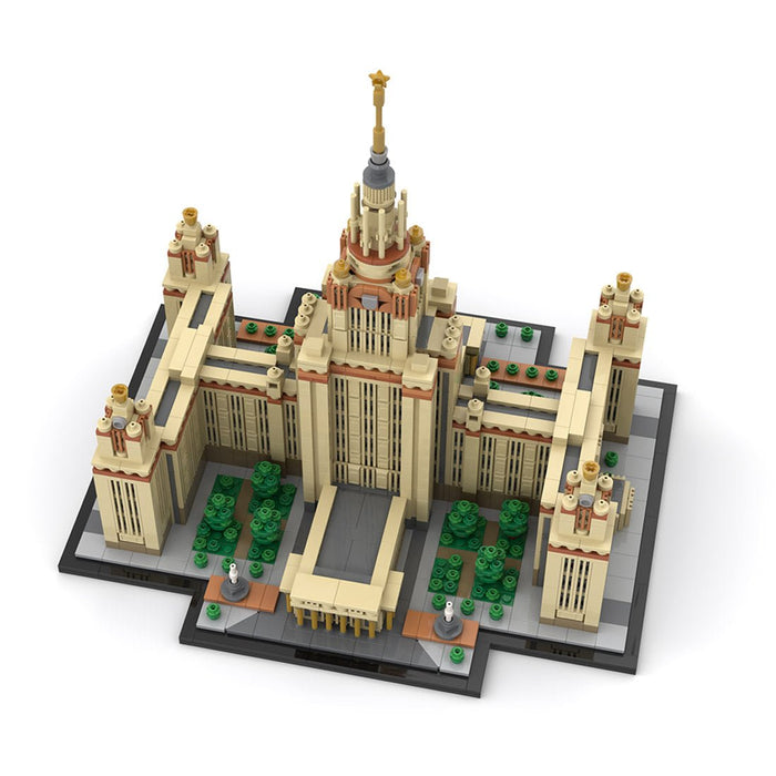 MOC - 203389 Moscow State University 1:800 Scale (M. V. Lomonosov University) Building Blocks - LesDiy - Building Blocks -
