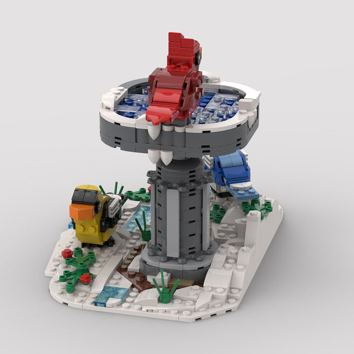 MOC - 203446 Winter Bird Bath Building Blocks - LesDiy - Building Blocks -