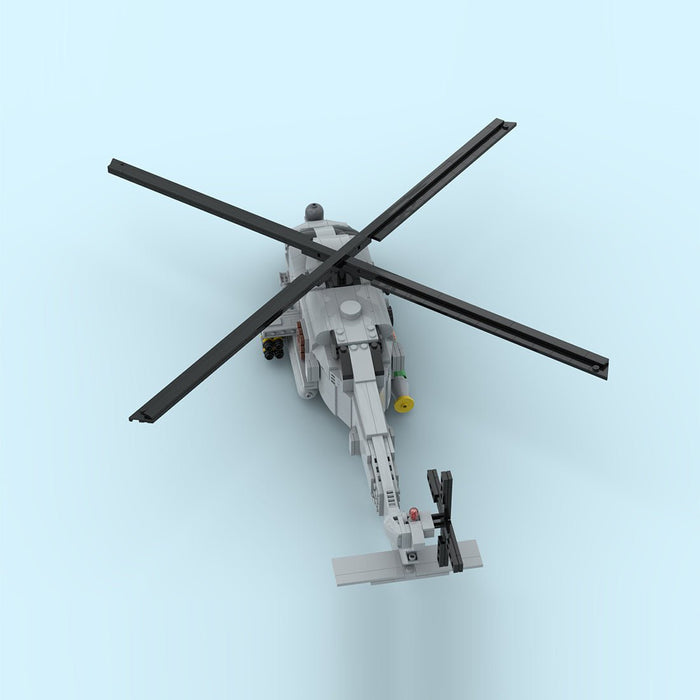 MOC - 204867 MH - 60R Navy Helicopter Building Blocks - LesDiy - Building Blocks -