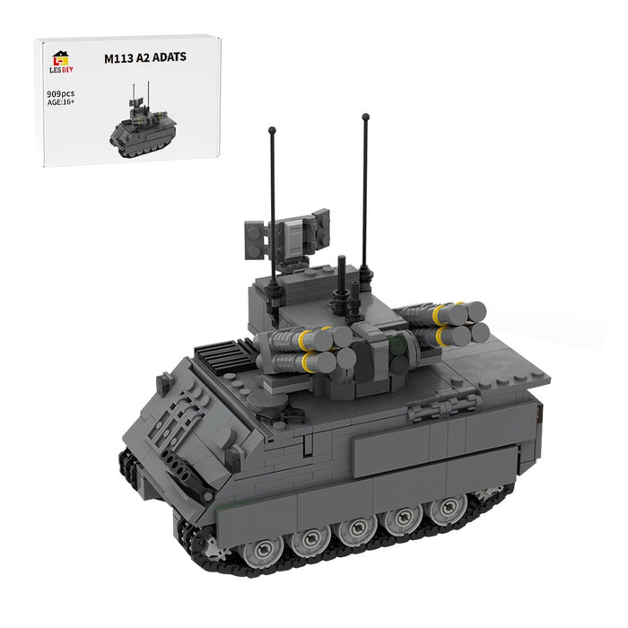 MOC - 205059 1/35 Scale M113 A2 ADATS Vehicle Building Blocks - LesDiy - Building Blocks -