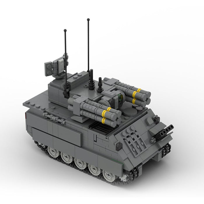 MOC - 205059 1/35 Scale M113 A2 ADATS Vehicle Building Blocks - LesDiy - Building Blocks -