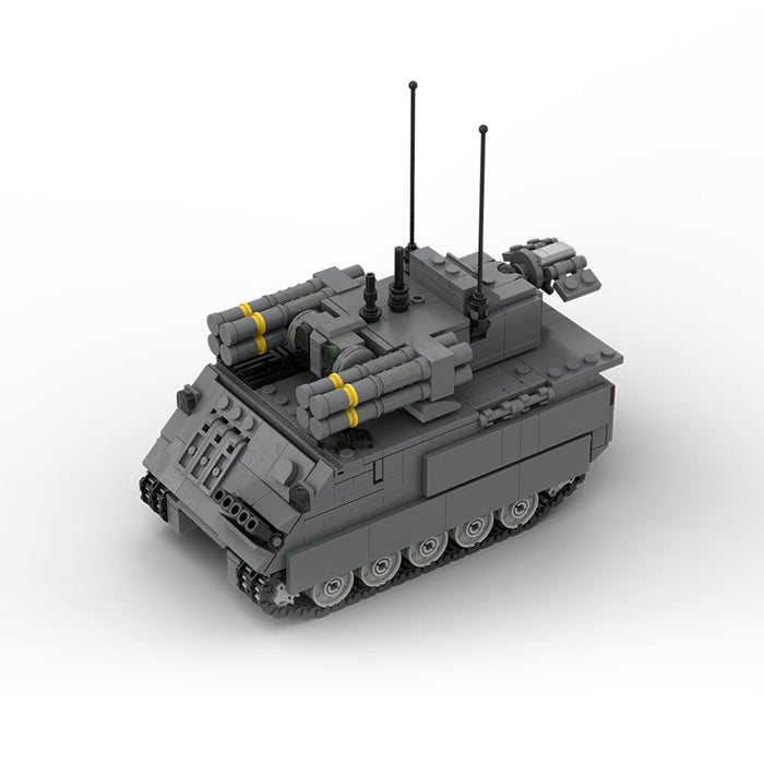 MOC - 205059 1/35 Scale M113 A2 ADATS Vehicle Building Blocks - LesDiy - Building Blocks -