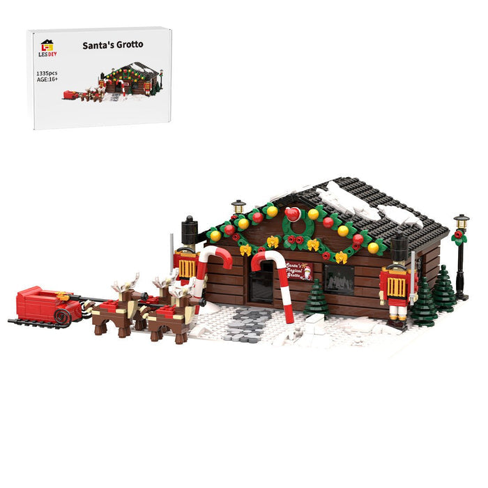 MOC - 205317 Santa's Grotto Building Blocks - LesDiy - building blocks -