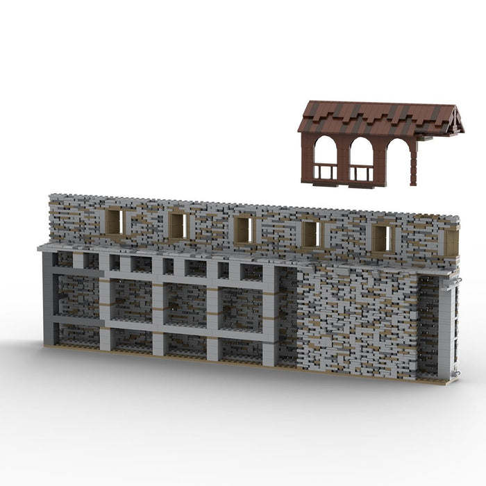 MOC - 206490 Building 04 Castle Hohengeroldseck - Castle Wall Building Blocks - LesDiy - Building Blocks -