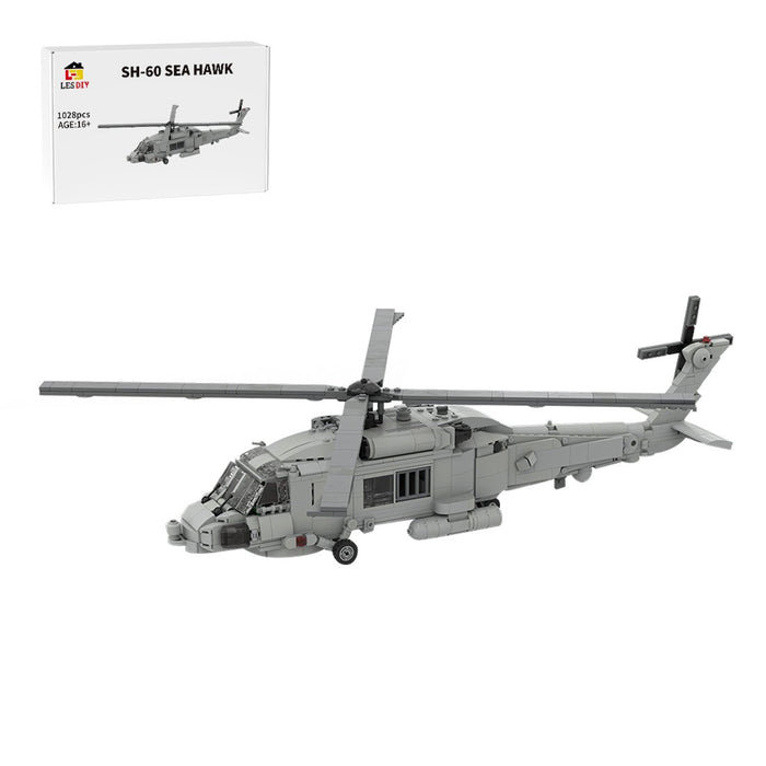 MOC - 206841 Sikorsky | SH - 60 SEA HAWK - 1:35 Scale (v3) Building Blocks - LesDiy - Building Blocks -