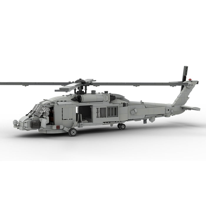 MOC - 206841 Sikorsky | SH - 60 SEA HAWK - 1:35 Scale (v3) Building Blocks - LesDiy - Building Blocks -