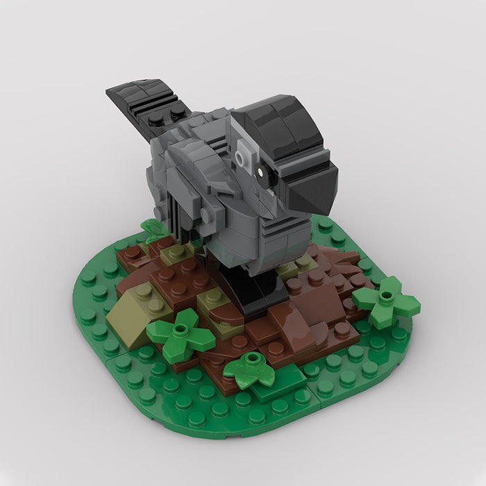 MOC - 206846 Gray Catbird Building Blocks - LesDiy - Building Blocks -