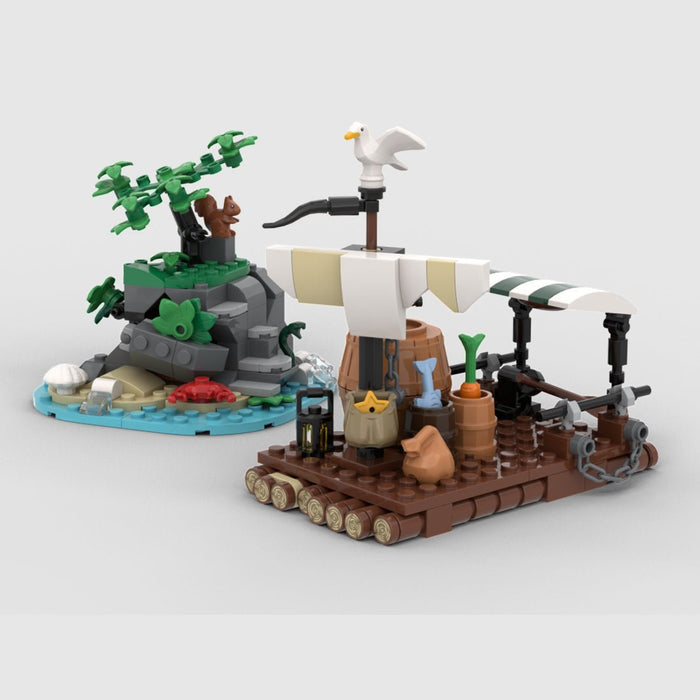 MOC - 206939 Medieval Seaside Market Extra Modules Building Blocks - LesDiy - Building Blocks -
