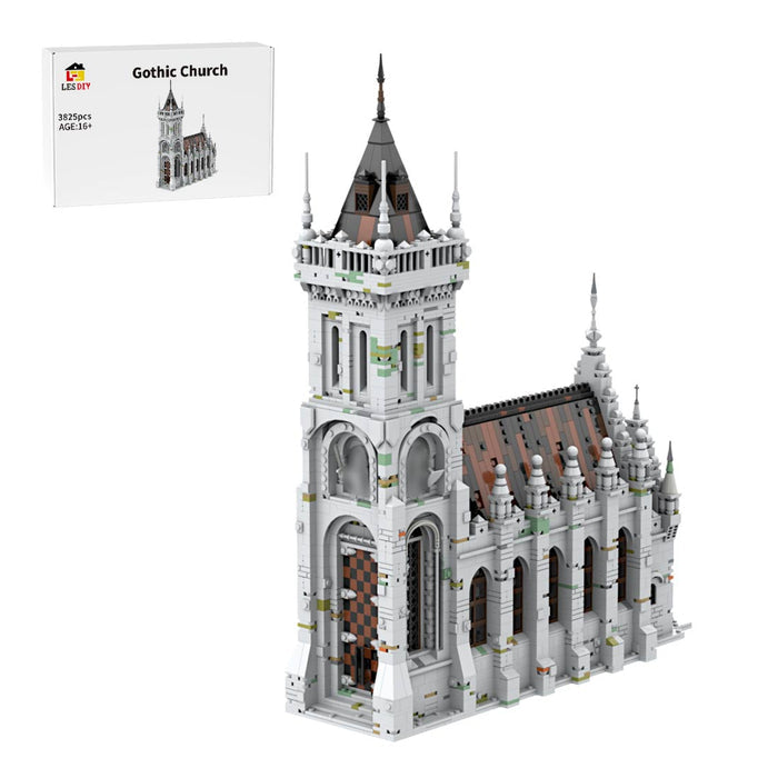 MOC - 207213 Gothic Church Building Blocks - LesDiy - MOC -