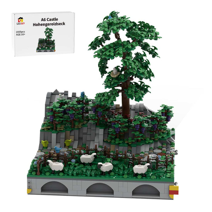 MOC - 207707 A6 Castle Hohengeroldseck Building Blocks - LesDiy - Building Blocks -