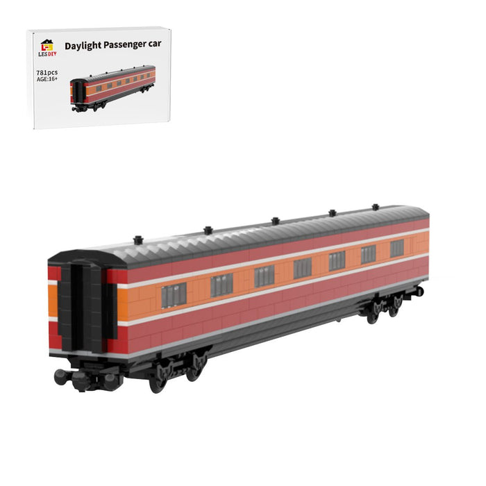 MOC - 207792 Daylight Passenger Car Building Blocks - LesDiy - Building Blocks -