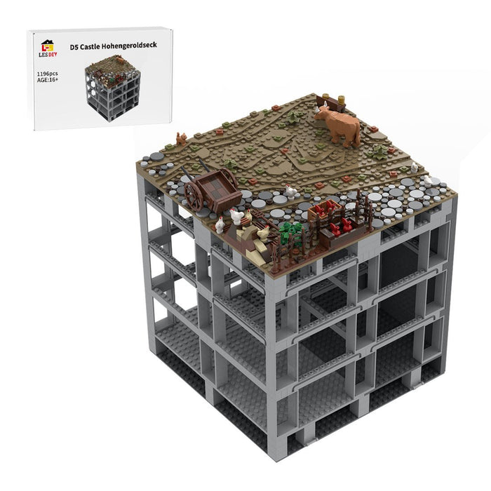 MOC - 208001 D5 Castle Hohengeroldseck Building Blocks - LesDiy - Building Blocks -