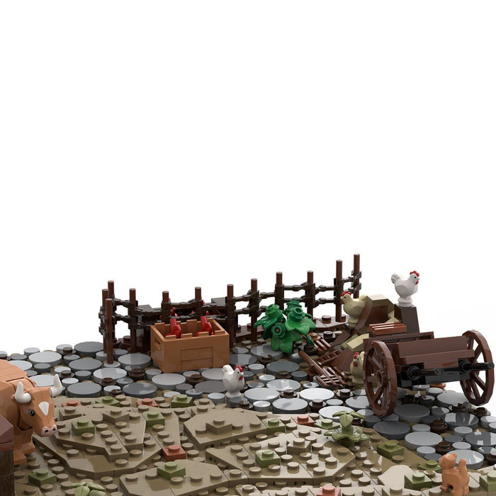 MOC - 208001 D5 Castle Hohengeroldseck Building Blocks - LesDiy - Building Blocks -