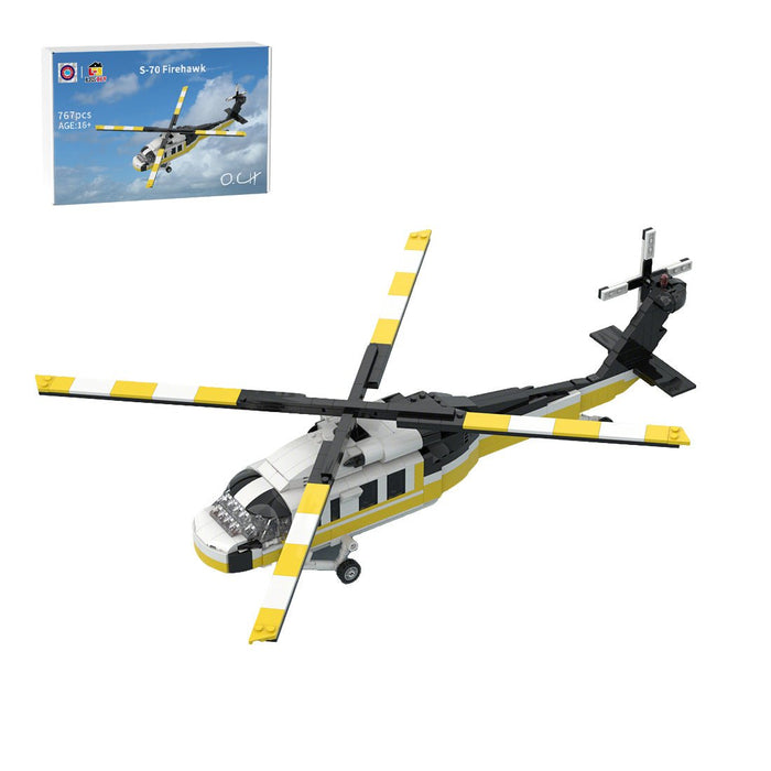 MOC - 208046 S - 70 Aerial Firefighting Helicopter Building Blocks - LesDiy - Building Blocks -
