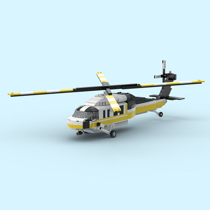 MOC - 208046 S - 70 Aerial Firefighting Helicopter Building Blocks - LesDiy - Building Blocks -