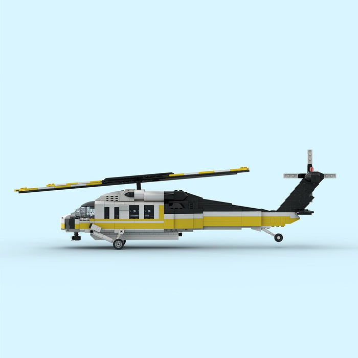 MOC - 208046 S - 70 Aerial Firefighting Helicopter Building Blocks - LesDiy - Building Blocks -