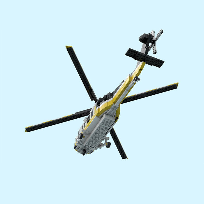 MOC - 208046 S - 70 Aerial Firefighting Helicopter Building Blocks - LesDiy - Building Blocks -
