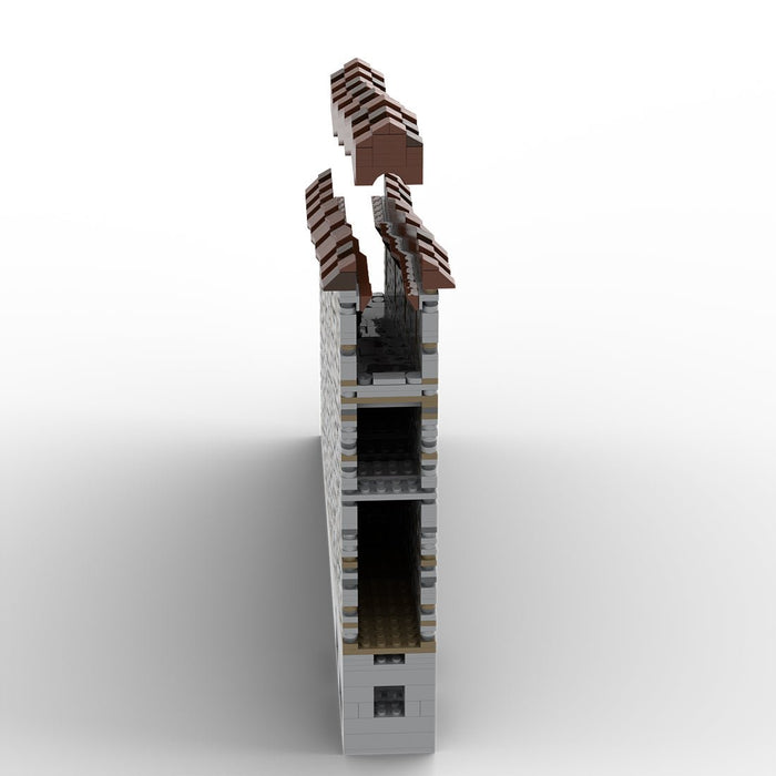 MOC - 208136 Building 06 Castle Hohengeroldseck - Castle Wall Building Blocks - LesDiy - Building Blocks -