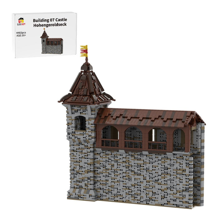 MOC - 208137 Building 07 Castle Hohengeroldseck - Castle Wall Building Blocks - LesDiy - Building Blocks -