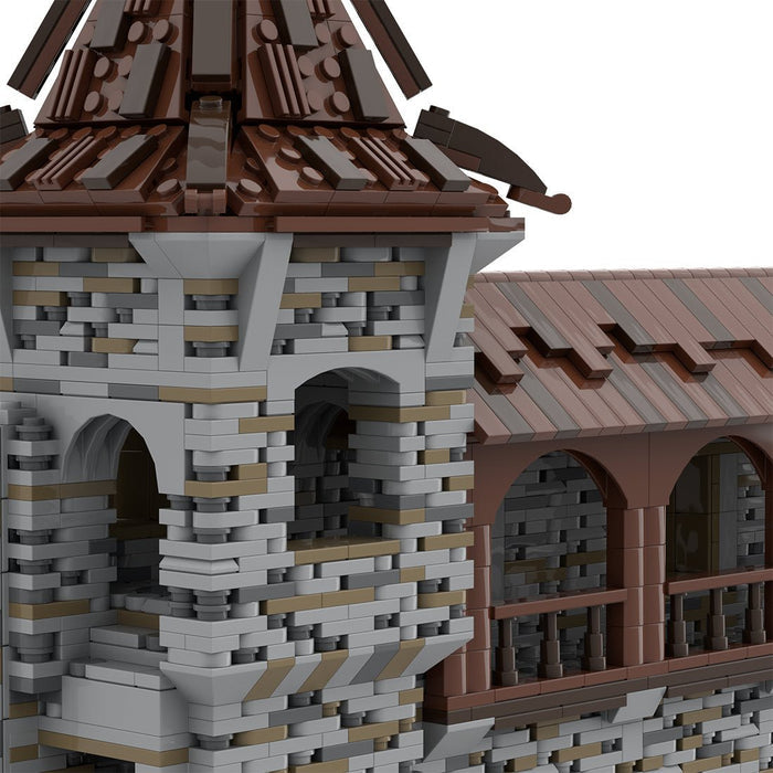 MOC - 208137 Building 07 Castle Hohengeroldseck - Castle Wall Building Blocks - LesDiy - Building Blocks -