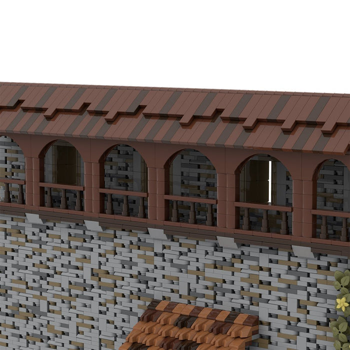 MOC - 208139 Building 08 Castle Hohengeroldseck - Castle Wall Building Blocks - LesDiy - Building Blocks -