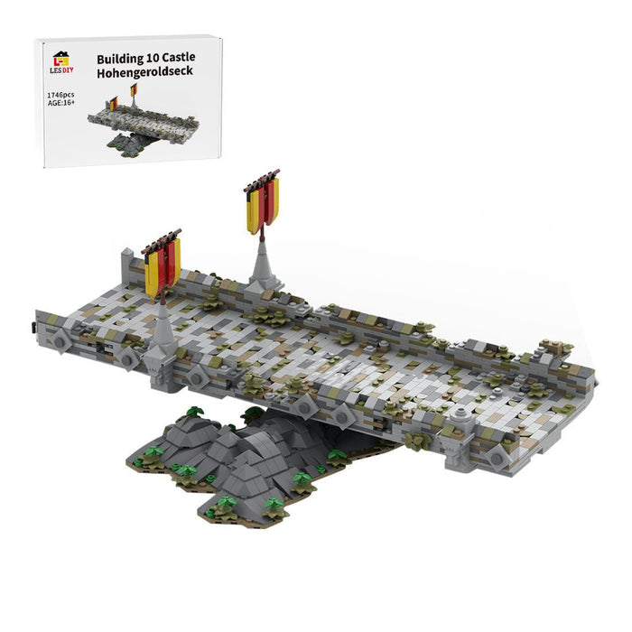 MOC - 208146 Building 10 Castle Hohengeroldseck - Dilapidated Bridge Building Blocks - LesDiy - Building Blocks -