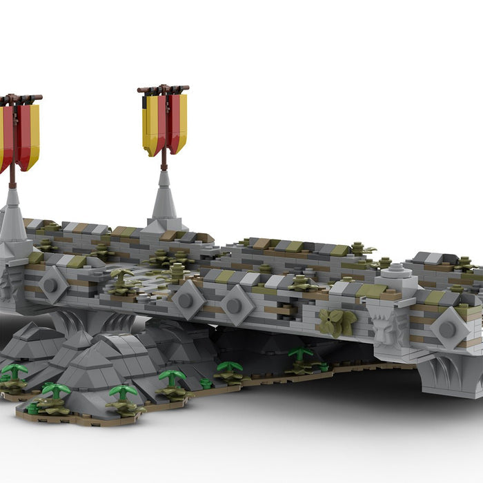 MOC - 208146 Building 10 Castle Hohengeroldseck - Dilapidated Bridge Building Blocks - LesDiy - Building Blocks -