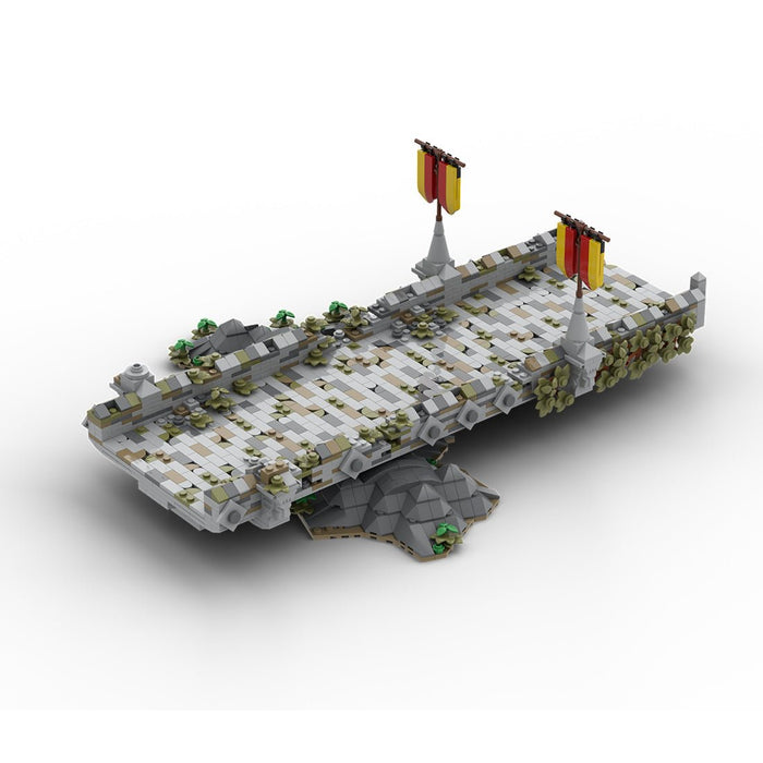 MOC - 208146 Building 10 Castle Hohengeroldseck - Dilapidated Bridge Building Blocks - LesDiy - Building Blocks -