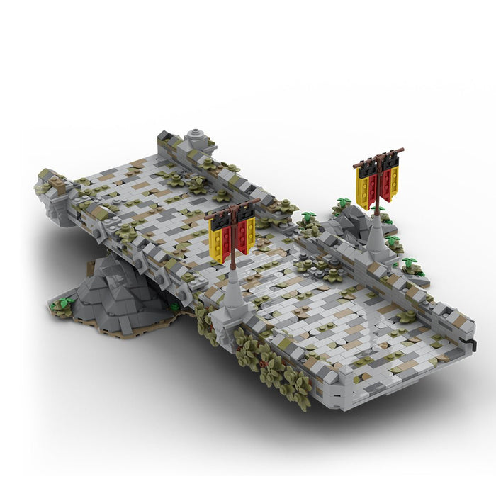 MOC - 208146 Building 10 Castle Hohengeroldseck - Dilapidated Bridge Building Blocks - LesDiy - Building Blocks -