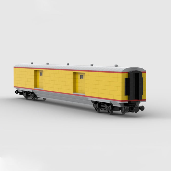 MOC - 208210 Railway Baggage Car Building Blocks - LesDiy - Building Blocks -